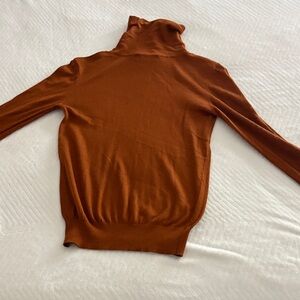 Zara Warm Brown Turtleneck Sweater